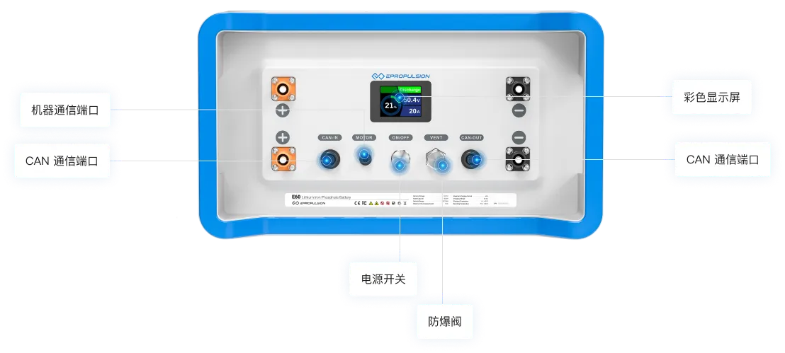 船用电池-船用锂电池-E系列磷酸铁锂电池设计细节-逸动科技